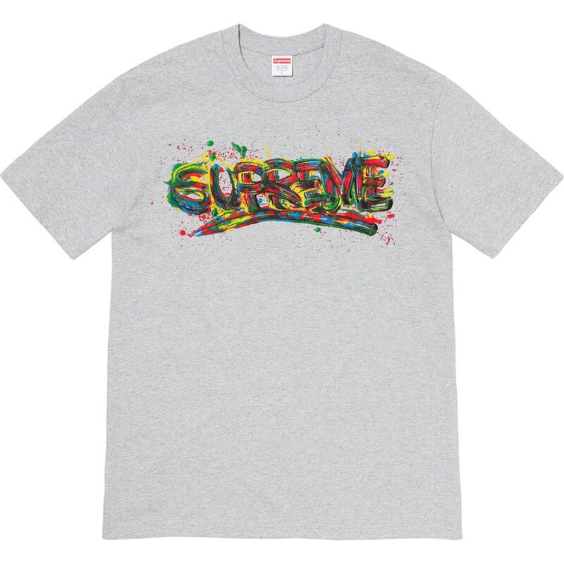 Supreme Paint Logo t-shirt - Danmarks bedste Supreme shop - Next Grail