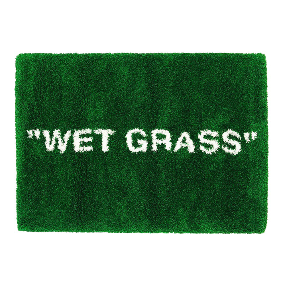 Reskyd Vask vinduer med hensyn til IKEA x Virgil Abloh "Wet Grass" - Det vildeste gulvtæppe! - Next Grail